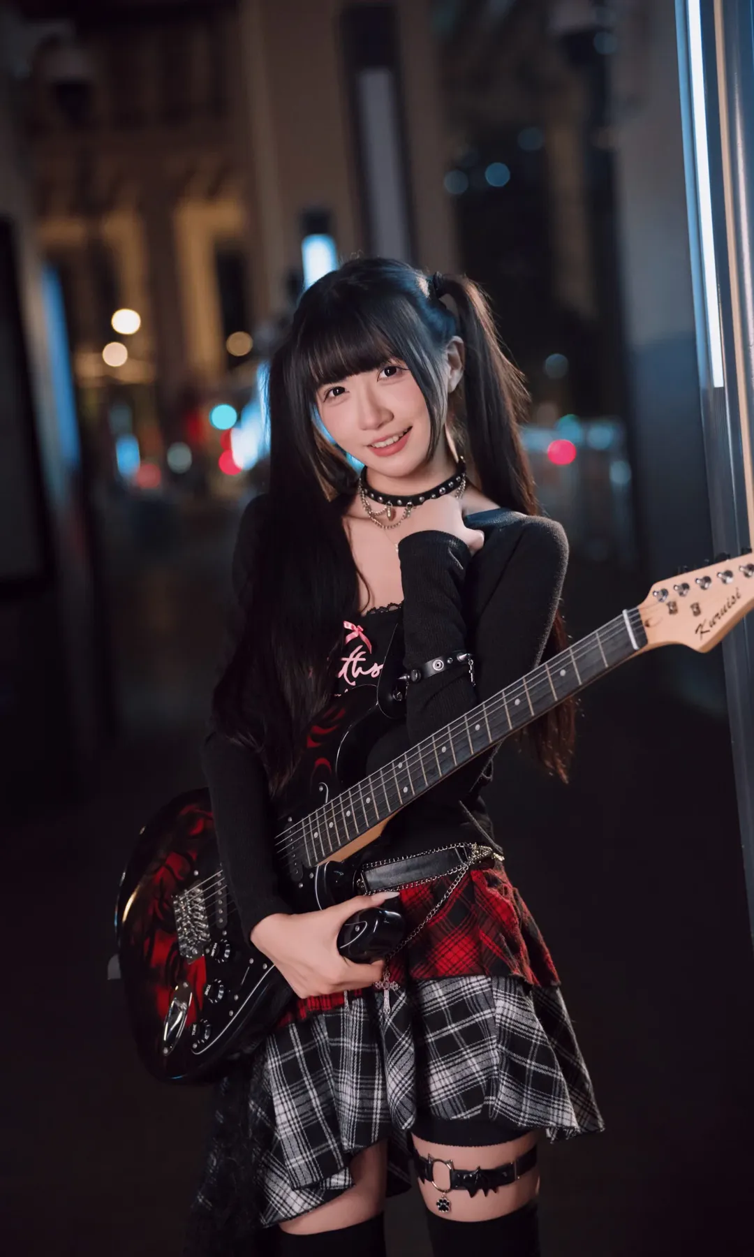 【V cos】夜之城的朋克摇滚少女，赛博朋克2077街拍 - 第 3 张