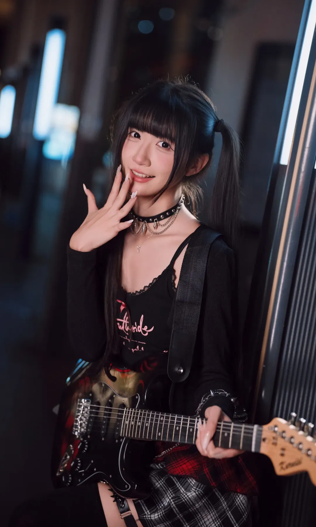 【V cos】夜之城的朋克摇滚少女，赛博朋克2077街拍 - 第 4 张