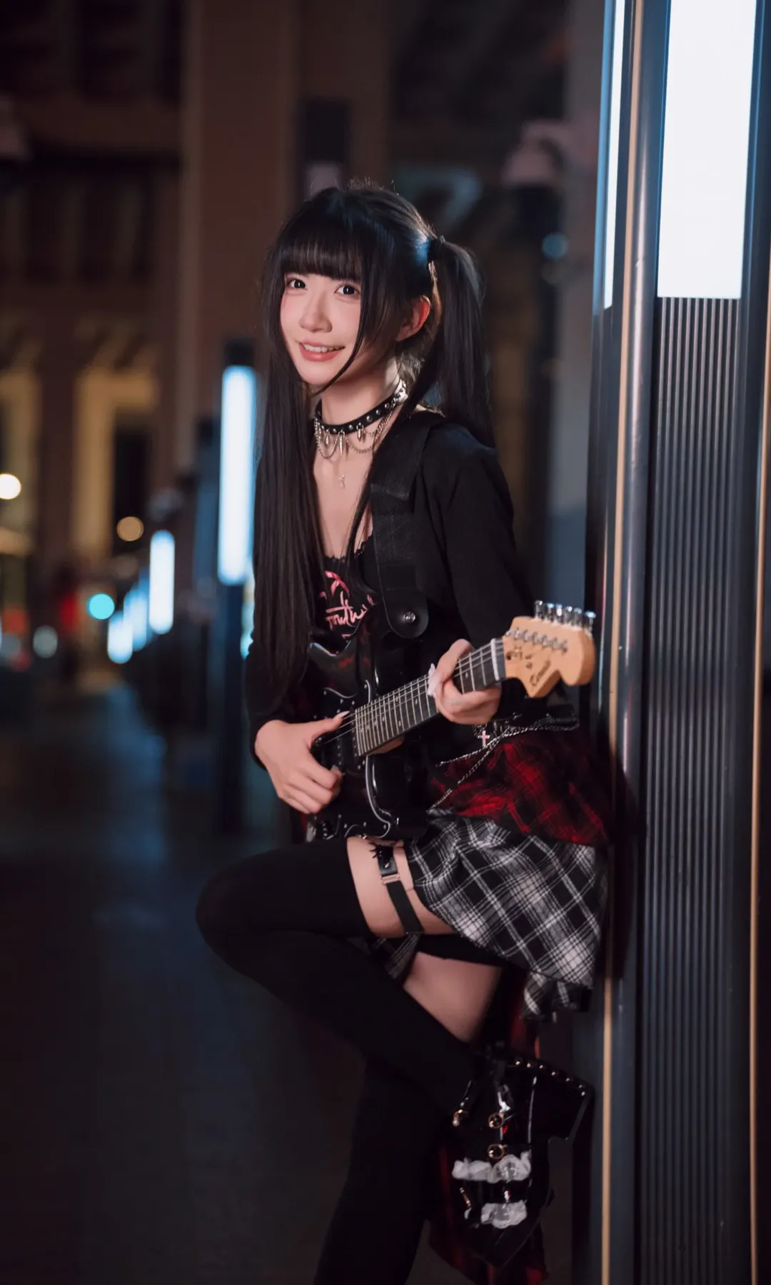 【V cos】夜之城的朋克摇滚少女，赛博朋克2077街拍 - 第 6 张