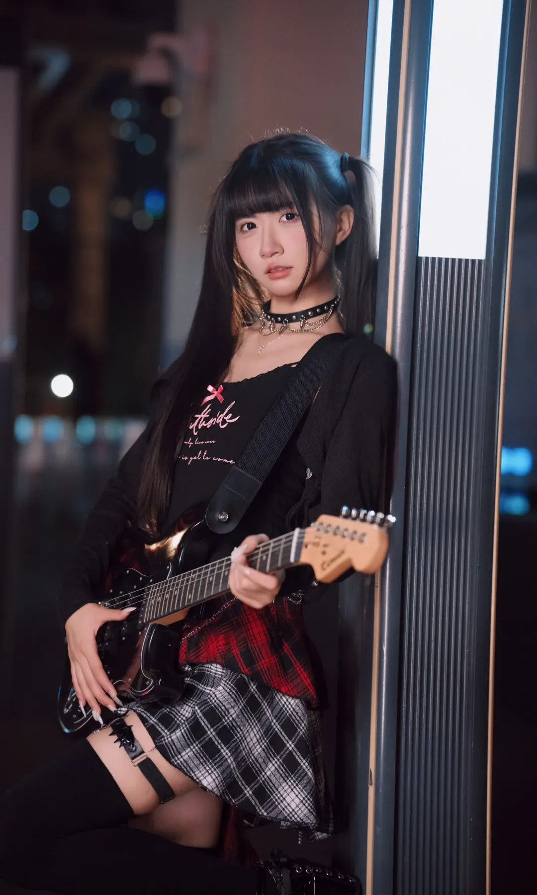 【V cos】夜之城的朋克摇滚少女，赛博朋克2077街拍 - 第 9 张