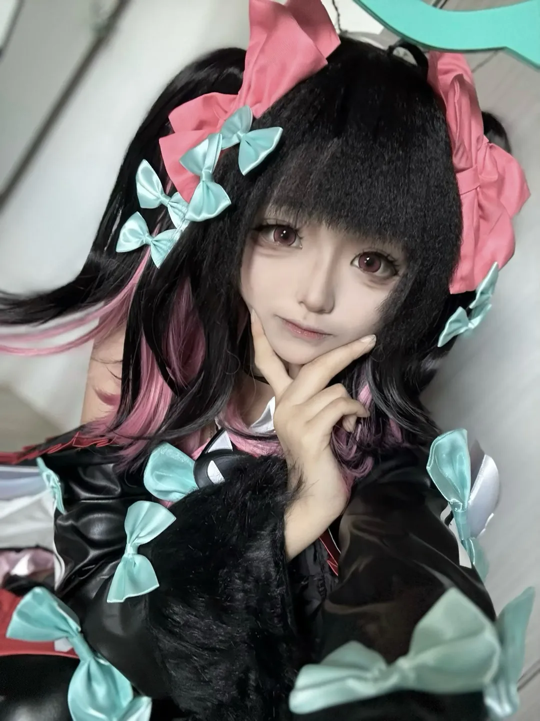【南宫羽cos】绝区零妄想天使队长，这套黑粉配色的片子分享 - 第 2 张