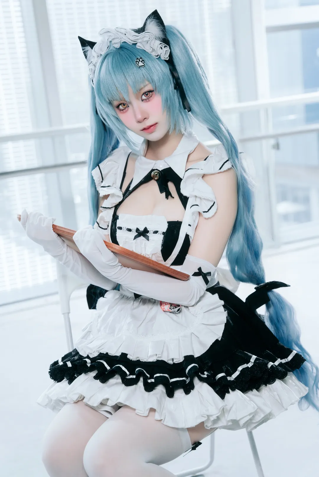 [Privaty cosplay] Goddess of Victory: NIKKE Firefly Anime Convention Maid outfit cosplay cat girl styling - Image 5
