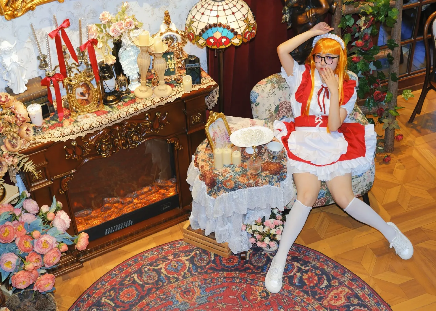 【佐仓双叶cos】女神异闻录5怪盗咖啡厅女仆日常 - 第 4 张