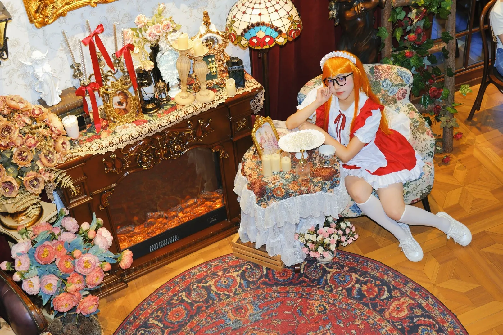 【佐仓双叶cos】女神异闻录5怪盗咖啡厅女仆日常 - 第 6 张