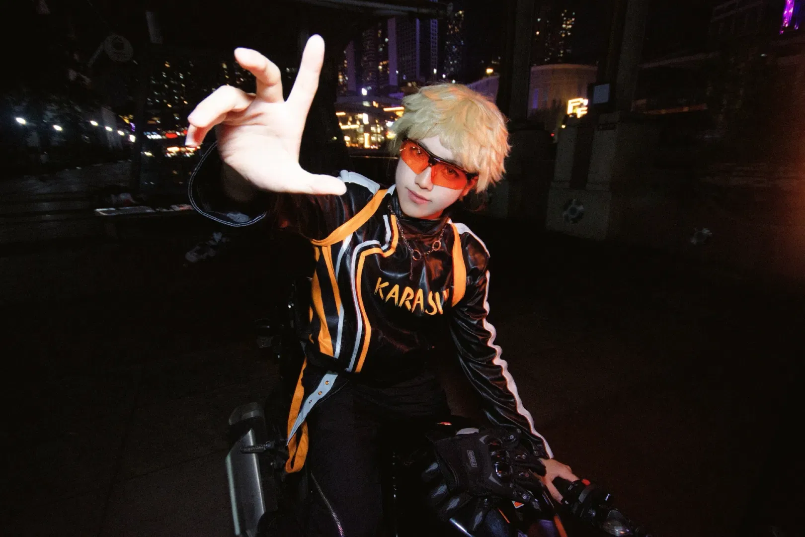 【月岛萤cos】排球少年月岛萤生日机车大片 - 第 1 张
