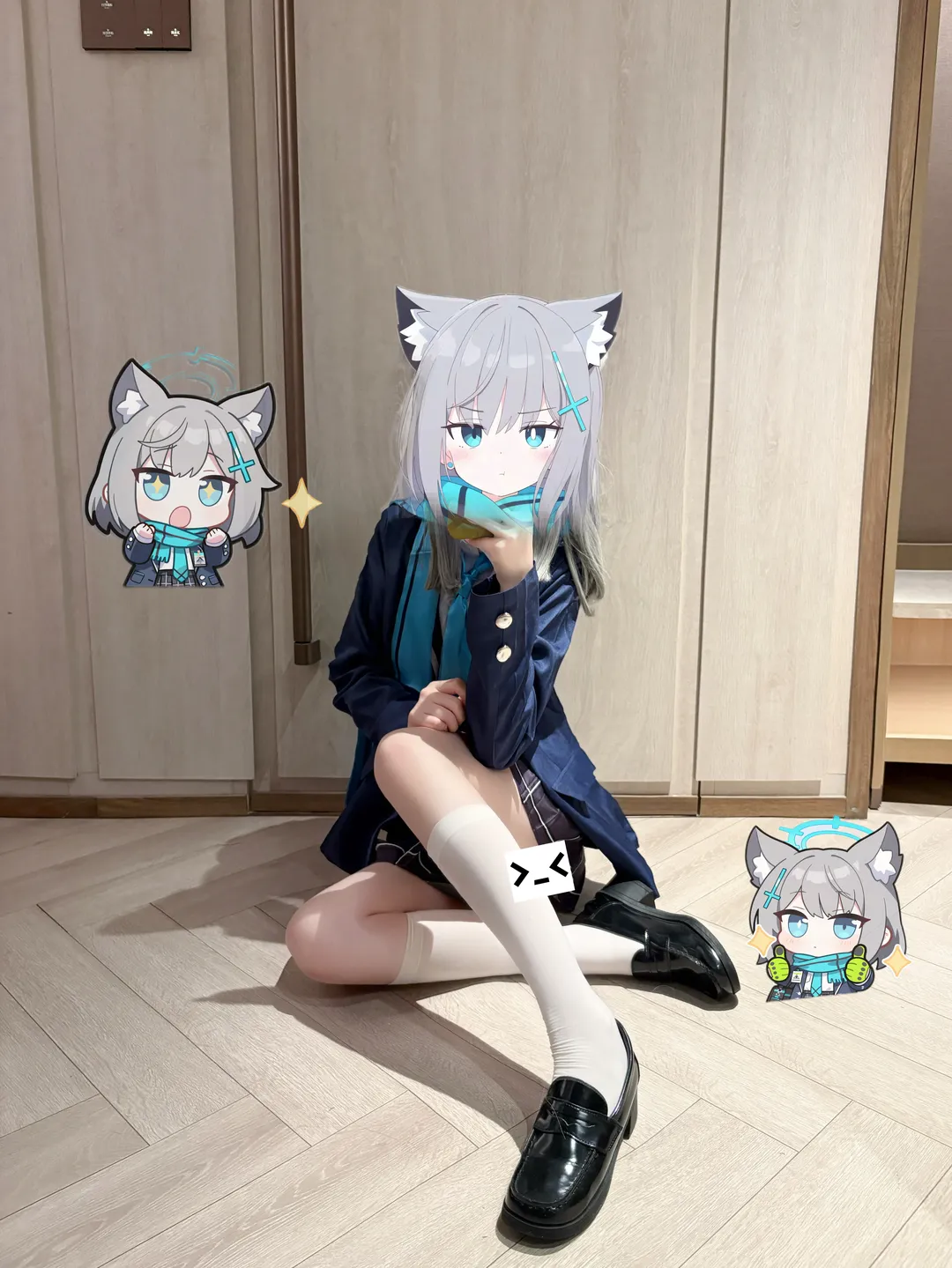 【砂狼白子cos】碧蓝档案的白子大王登场 - 第 2 张