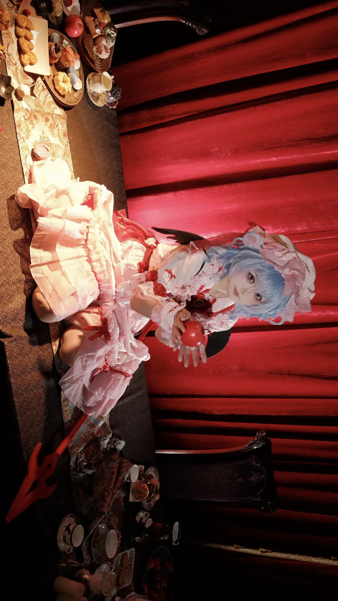 【蕾米莉亚cos】东方project，红魔馆里的永远鲜红幼月 - 第 2 张