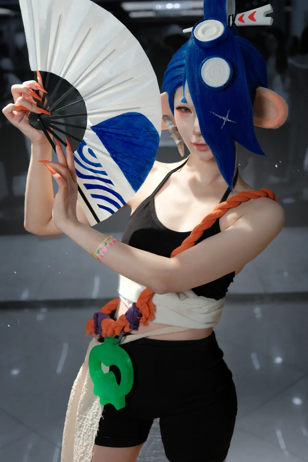 【莎莎cos】斯普拉遁3里的枫，游戏细节高度还原 - 第 2 张