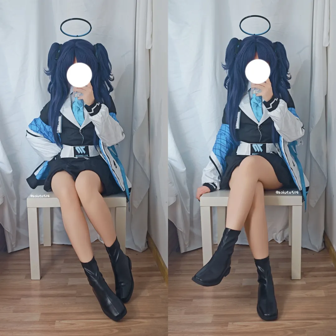 【早濑优香cos】蔚蓝档案学园风对镜拍记录 - 第 1 张
