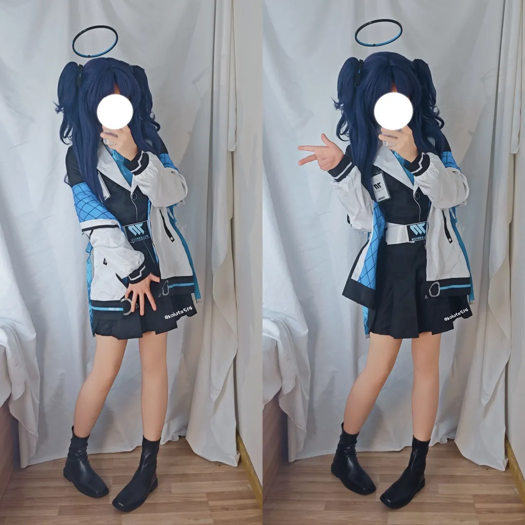 【早濑优香cos】蔚蓝档案学园风对镜拍记录