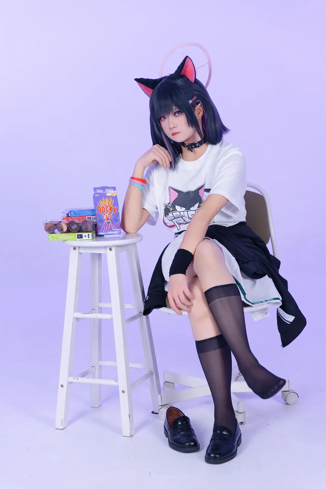 杏山和纱cos，蔚蓝档案主唱排练中的糖分补给 - 第 2 张