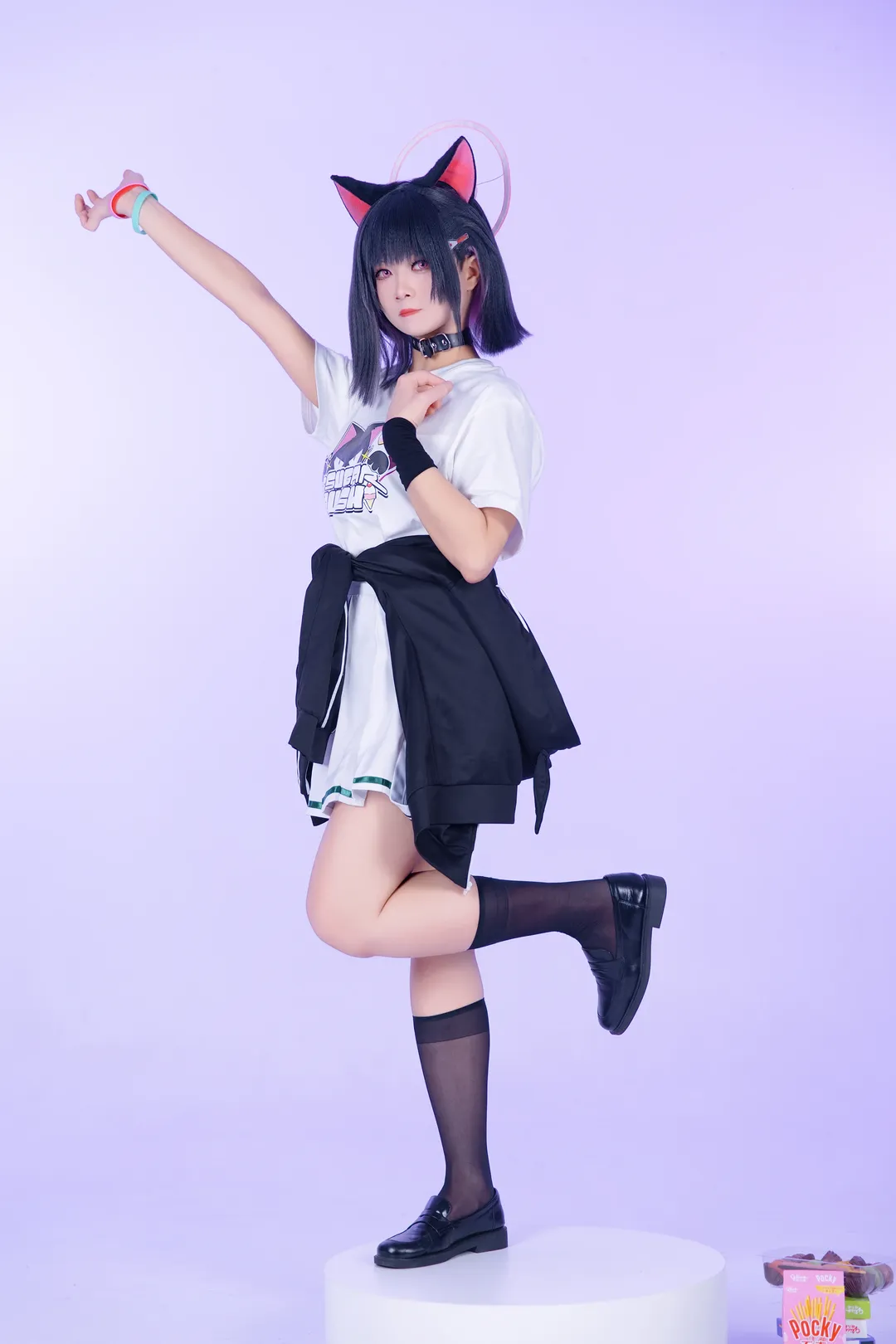 杏山和纱cos，蔚蓝档案主唱排练中的糖分补给 - 第 5 张
