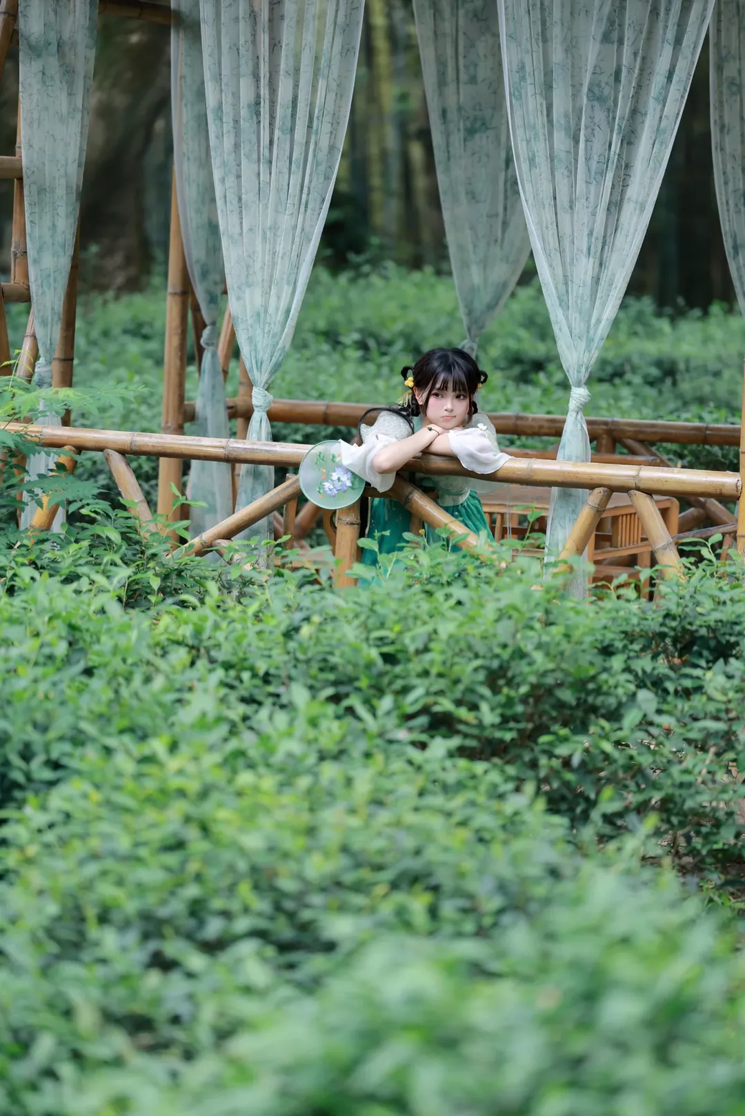 【林妙妙cos】古灵精怪小师妹，竹林里的第一次古风体验 - 第 11 张