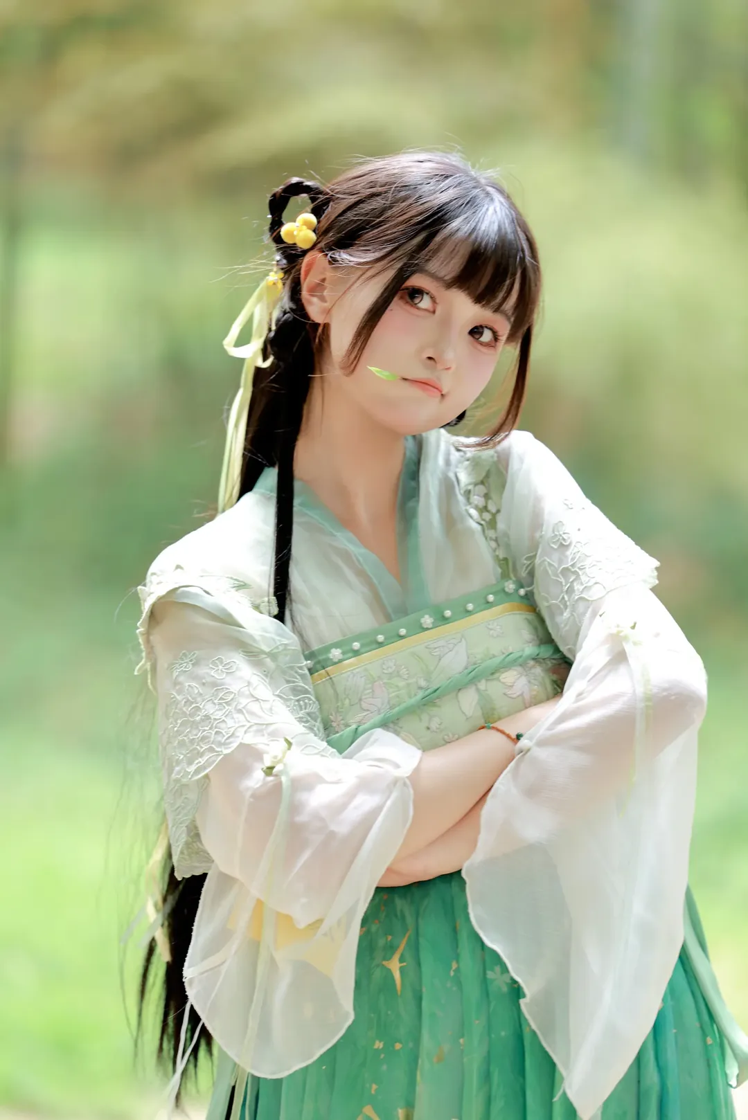 【林妙妙cos】古灵精怪小师妹，竹林里的第一次古风体验 - 第 2 张