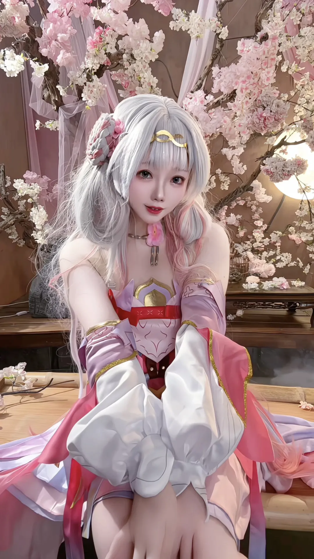 【今汐コスプレ】鳴潮 桃夭灼灼として糸を引き動かす - 3 枚目