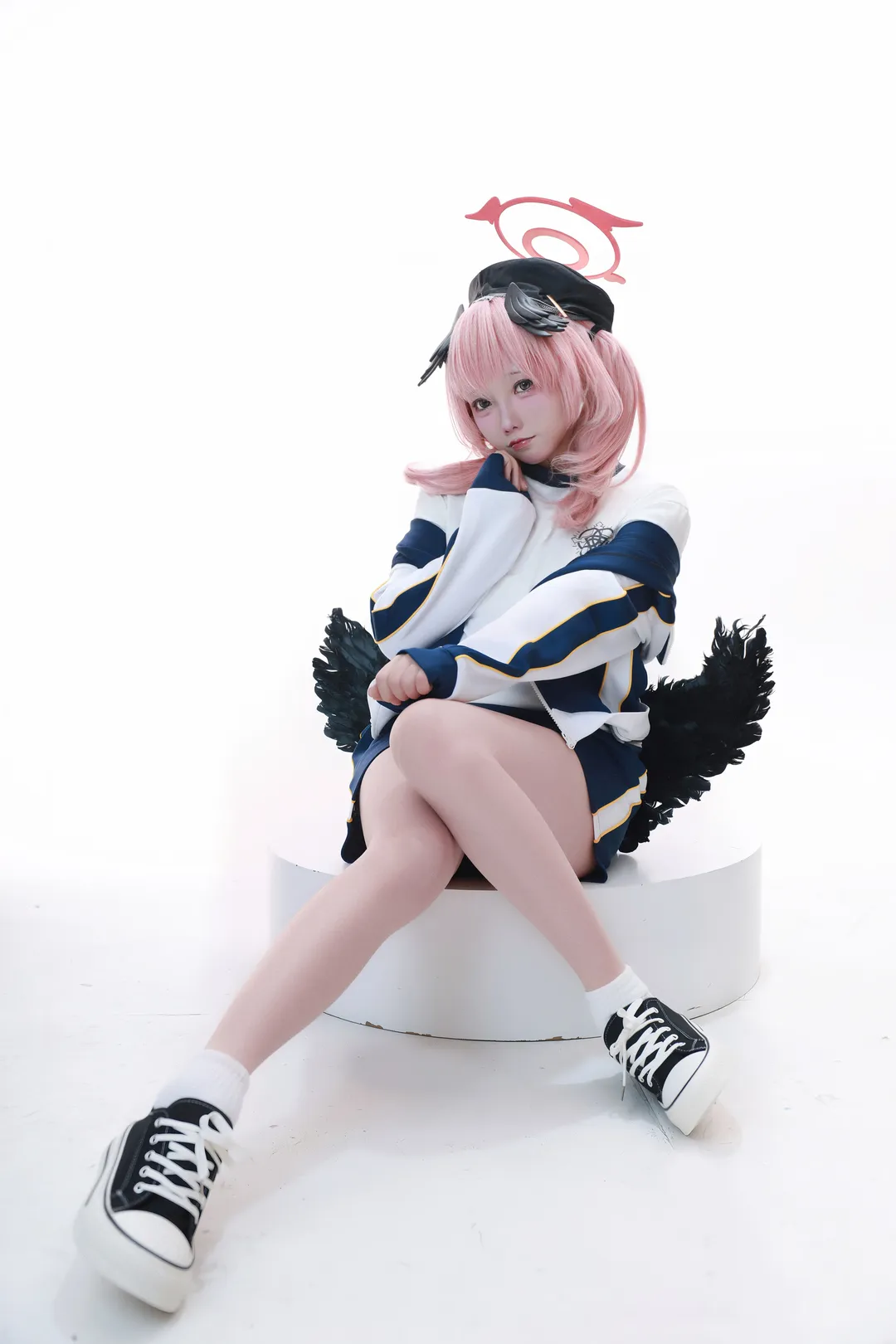 【下江小春cos】蔚蓝档案体操服白棚拍摄记录 - 第 3 张