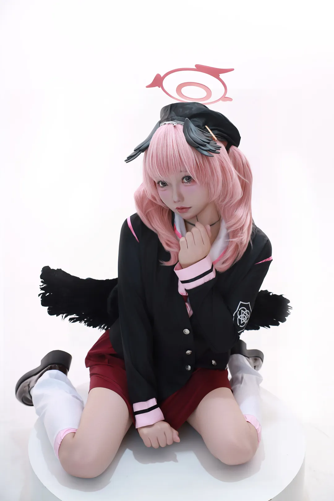 【下江小春cos】蔚蓝档案小春的制服与光环拍摄记录 - 第 1 张