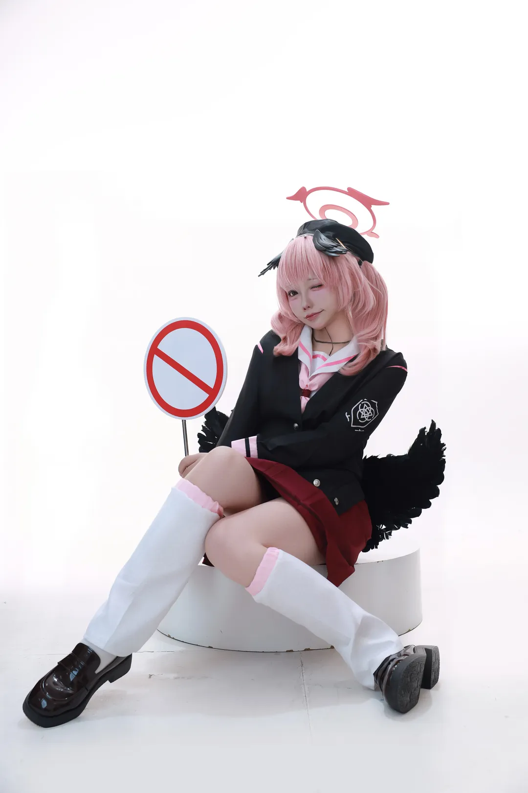 【下江小春cos】蔚蓝档案小春的制服与光环拍摄记录 - 第 5 张