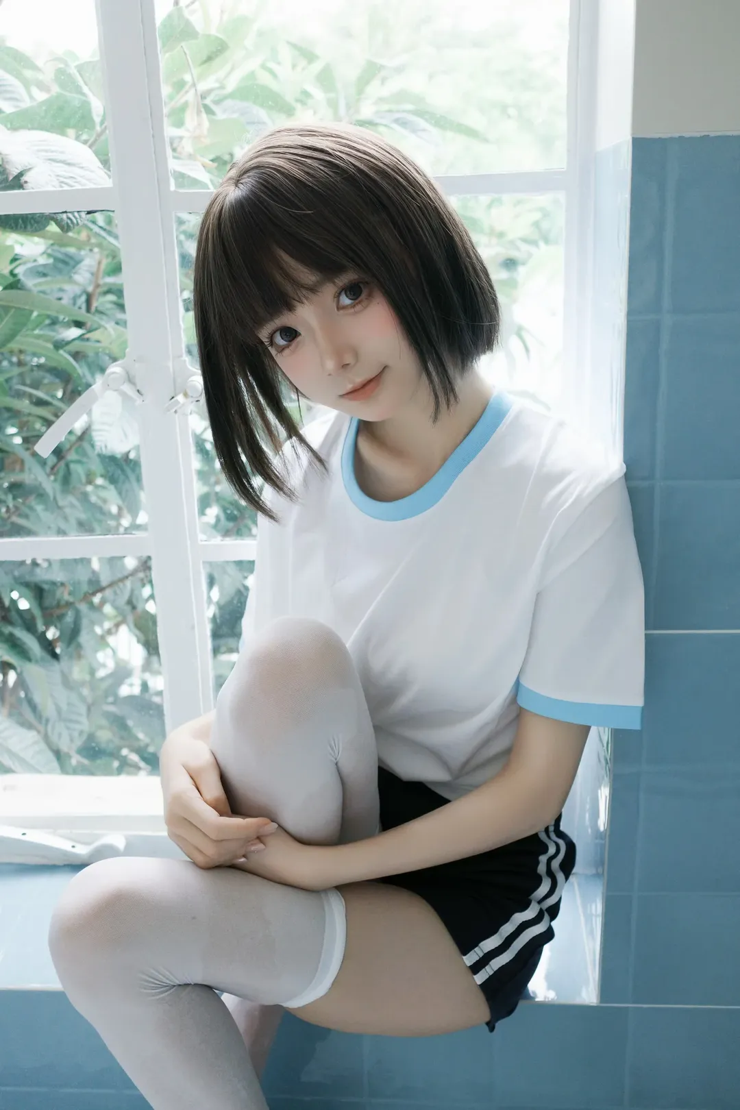 短发的夏日体操服，日系纯欲写真拍摄记录 - 第 2 张