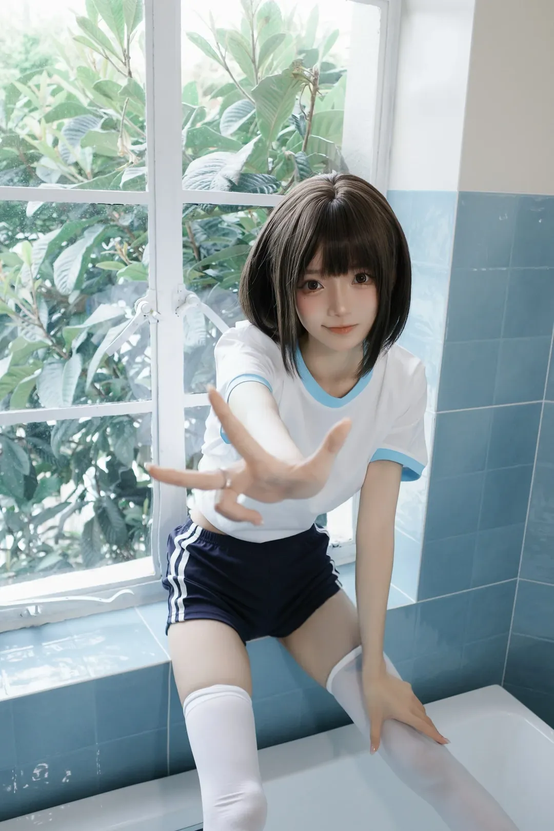 短发的夏日体操服，日系纯欲写真拍摄记录 - 第 5 张