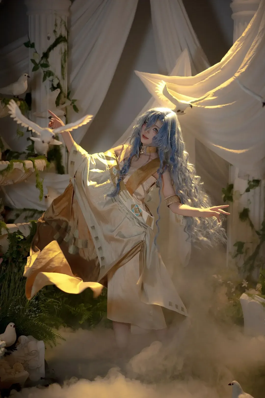【崩坏星穹铁道cos】白鸽与金框画框的奇幻棚拍记录 - 第 1 张
