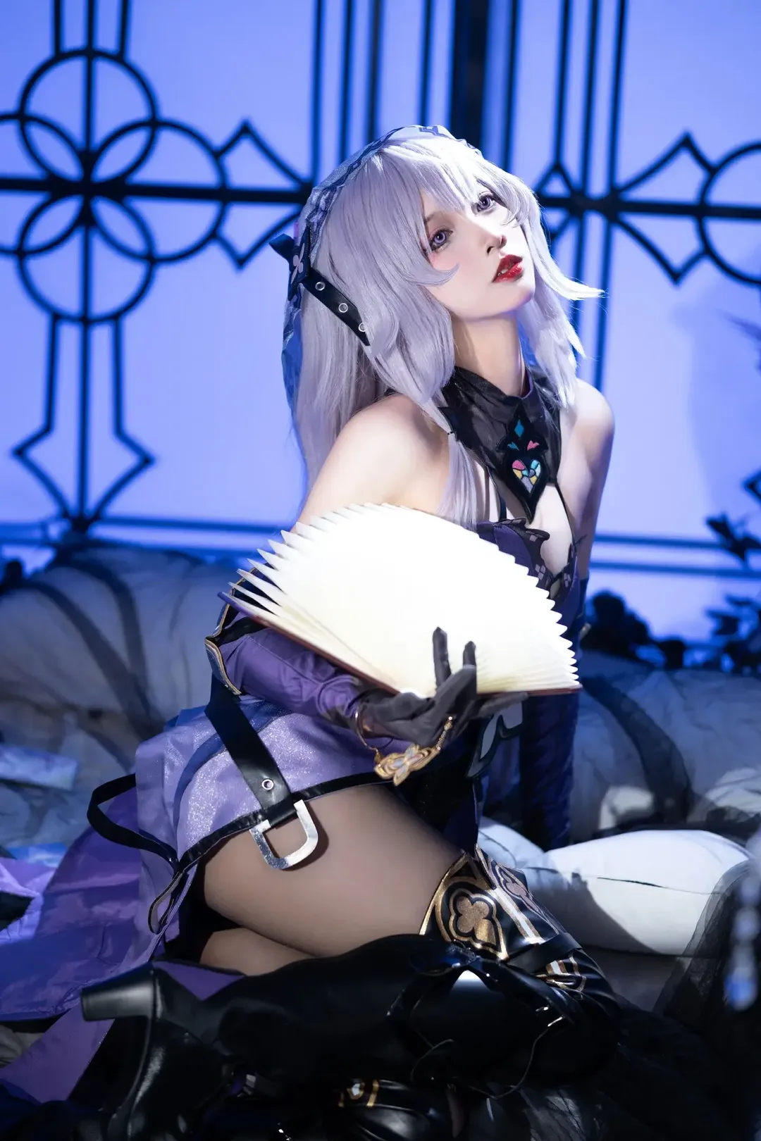 [Black Swan cosplay] Honkai: Star Rail Dark gothic style cosplay photography sharing