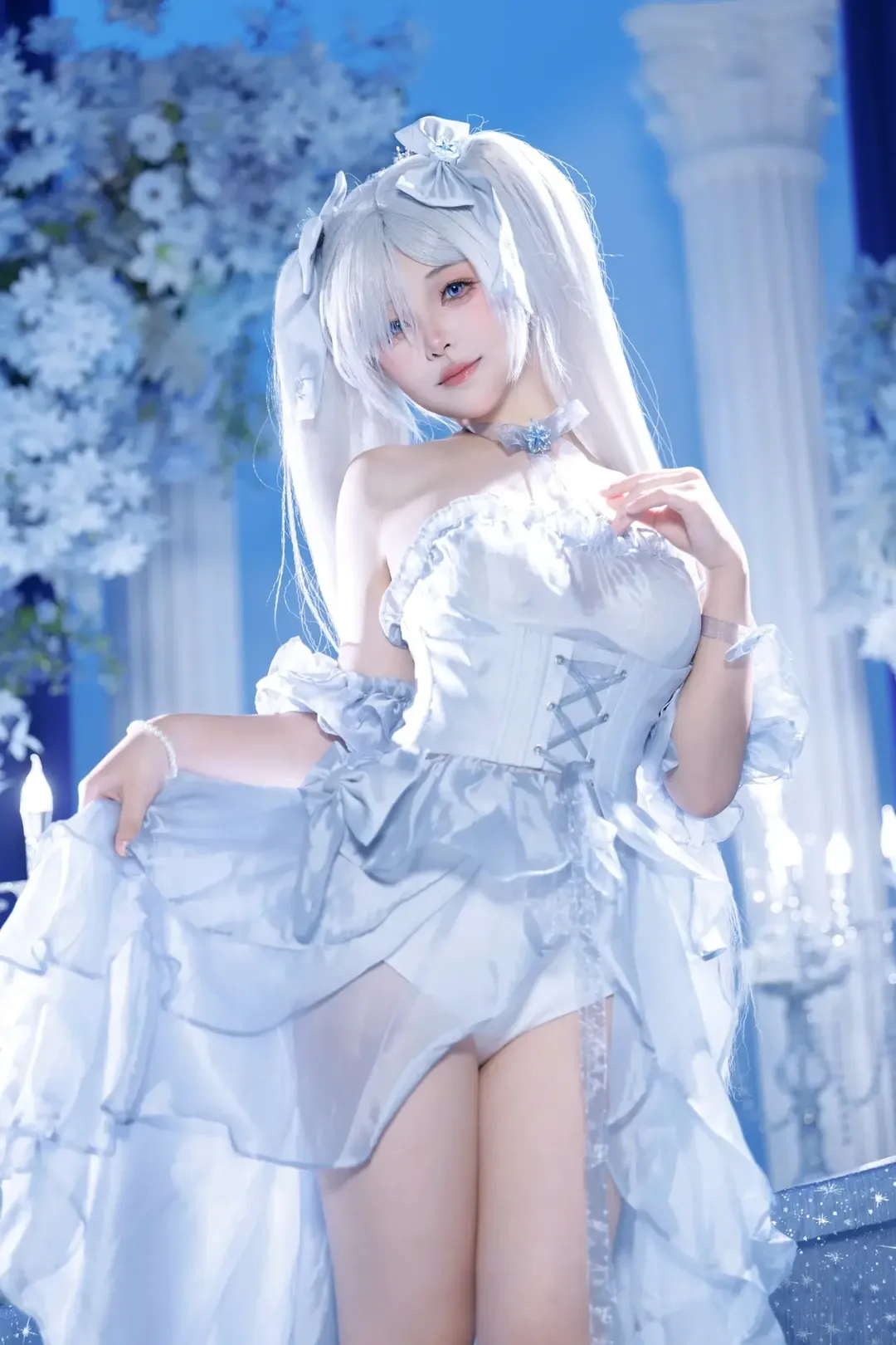 【灰姑娘cos】胜利女神：妮姬的唯美梦幻棚拍 - 第 3 张