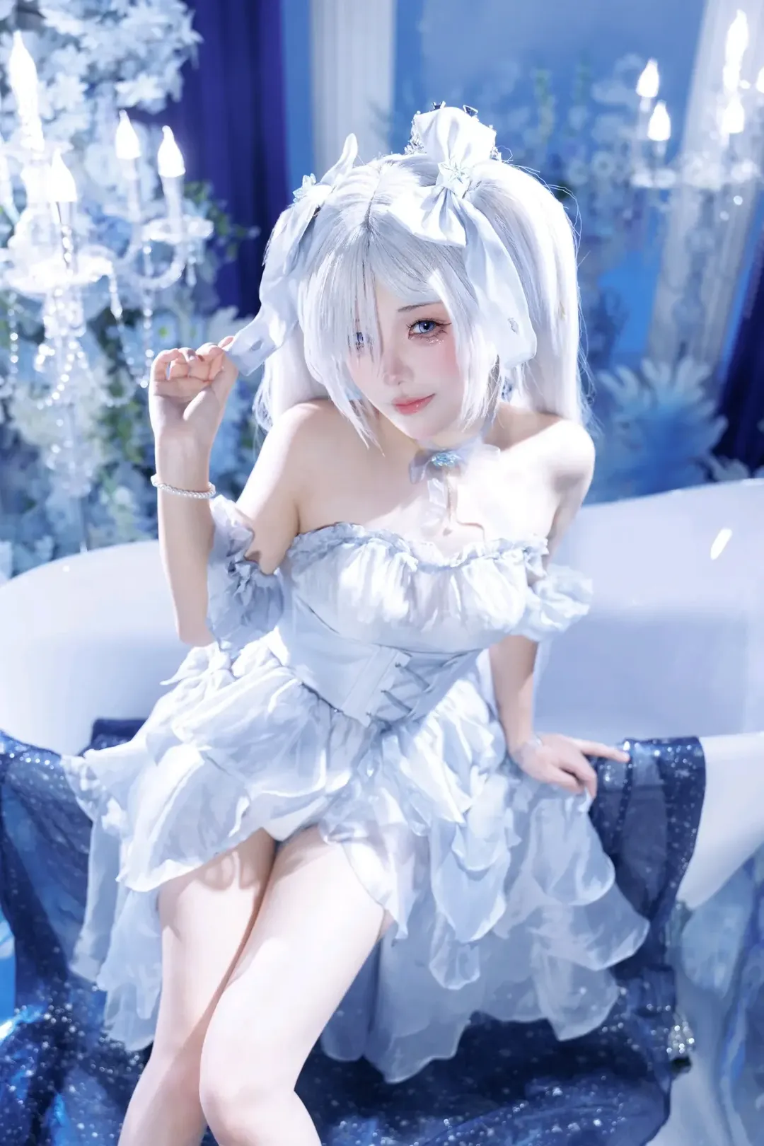 【灰姑娘cos】NIKKE勝利女神 冷調冰雪棚拍記錄 - 第 1 張