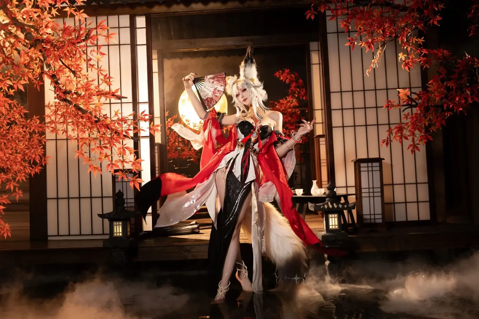 【心月狐cos】紅楓滿月下的狐妖魅影 - 第 2 張