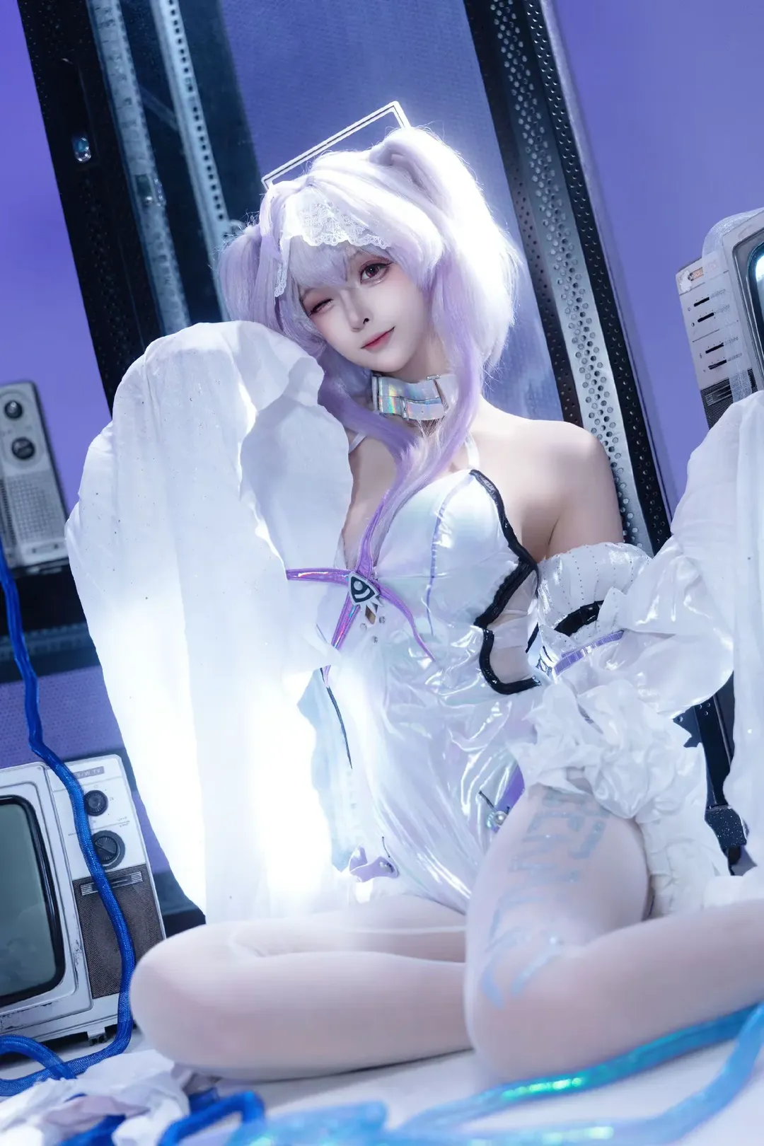 【莉貝雷利奧cos】nikke勝利女神 復古電視與深海夢幻的結合 - 第 1 張