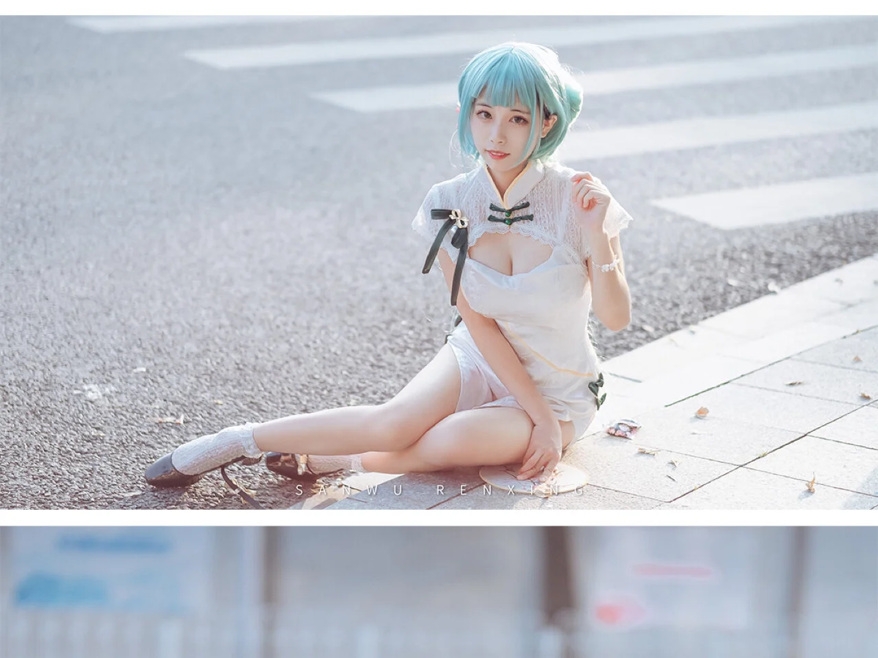 【初音未来cos】Vocaloid韶华旗袍的复古街拍 - 第 4 张