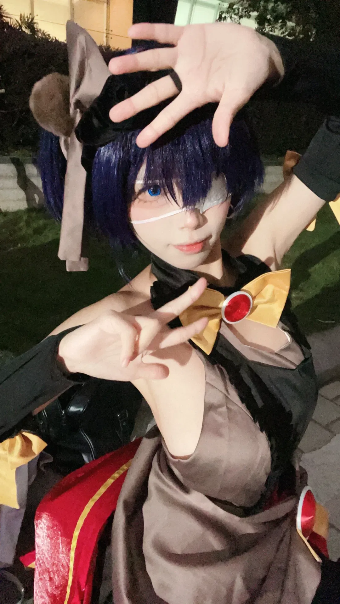 【小鸟游六花cos】中二病也要谈恋爱的邪王真眼夜拍记录 - 第 1 张