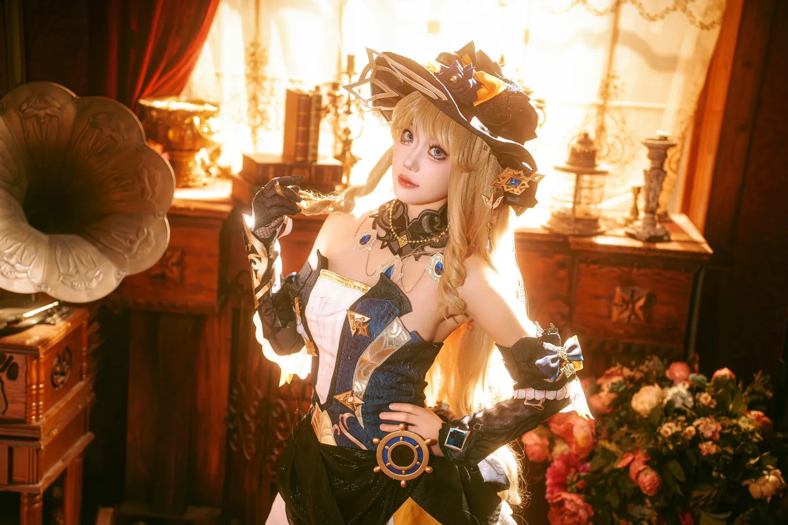 【娜維婭cos】復古暖陽下的原神大小姐 - 第 5 張