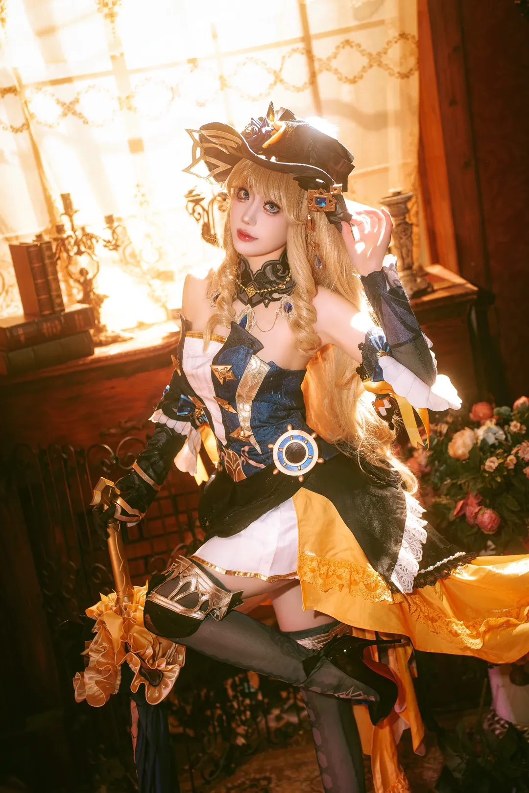 【娜維婭cos】復古暖陽下的原神大小姐 - 第 7 張