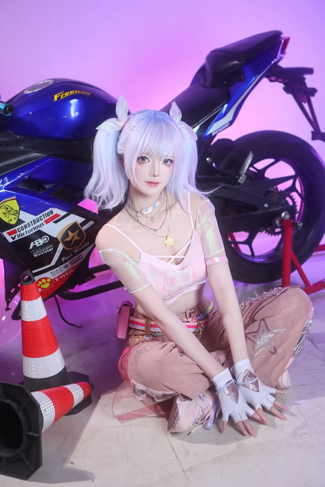 【沈妙cos】永劫无间谪星系列，街头机车风神还原 - 第 1 张