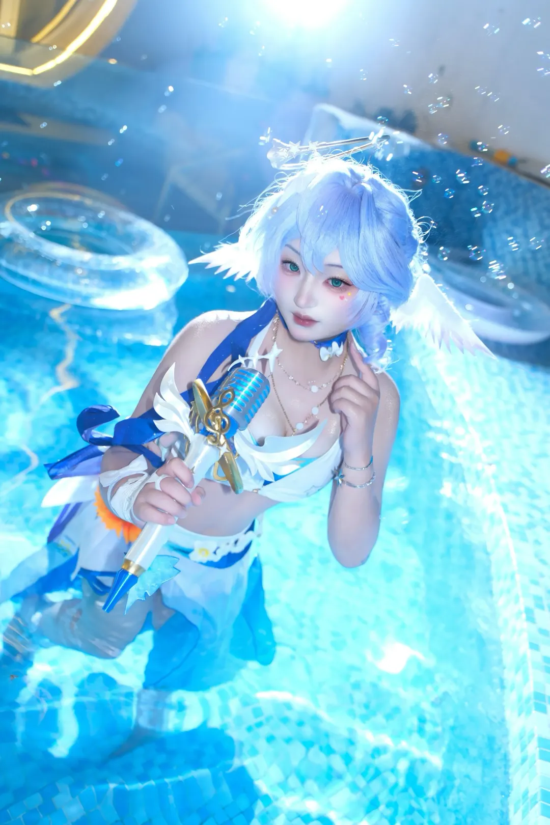 【知更鸟cos】崩坏星穹铁道，夏日泳池里的晴歌