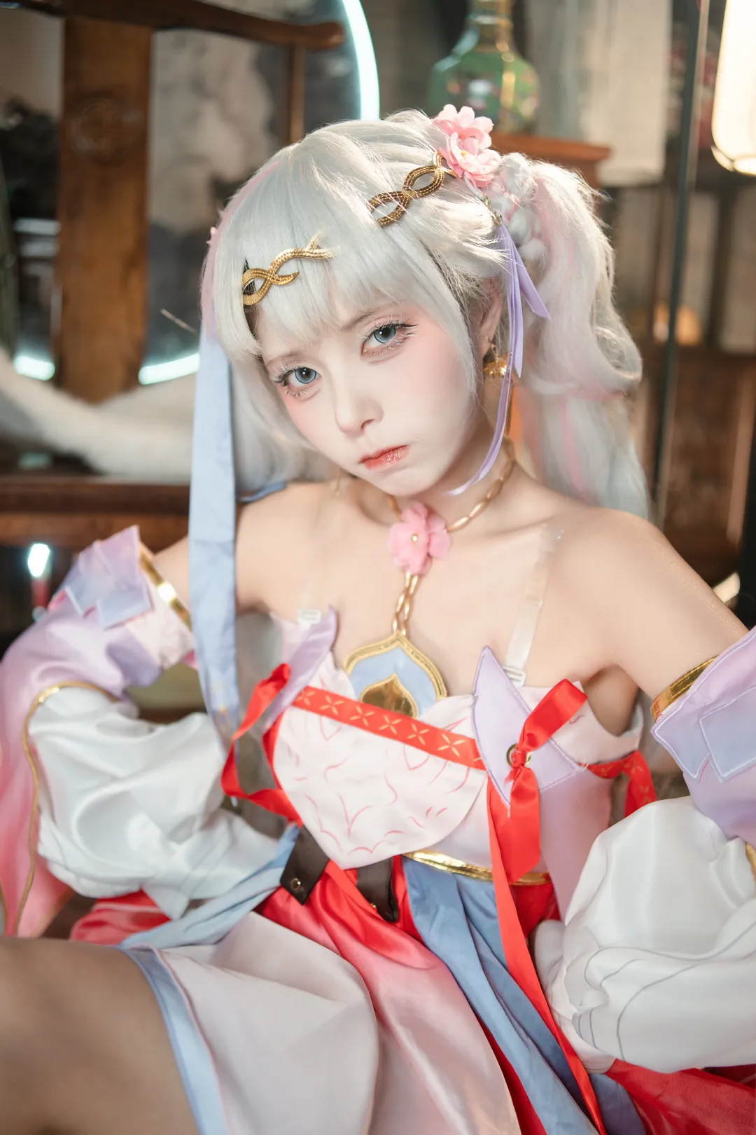 【今汐cos】鸣潮的桃夭灼灼，东方韵味分享 - 第 4 张