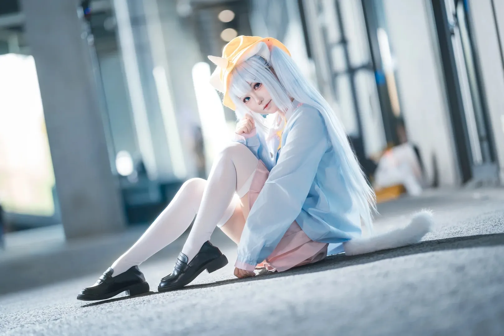 【釘宮妮妮cos】vtuber的輕盈藍白雙馬尾還原 - 第 2 張