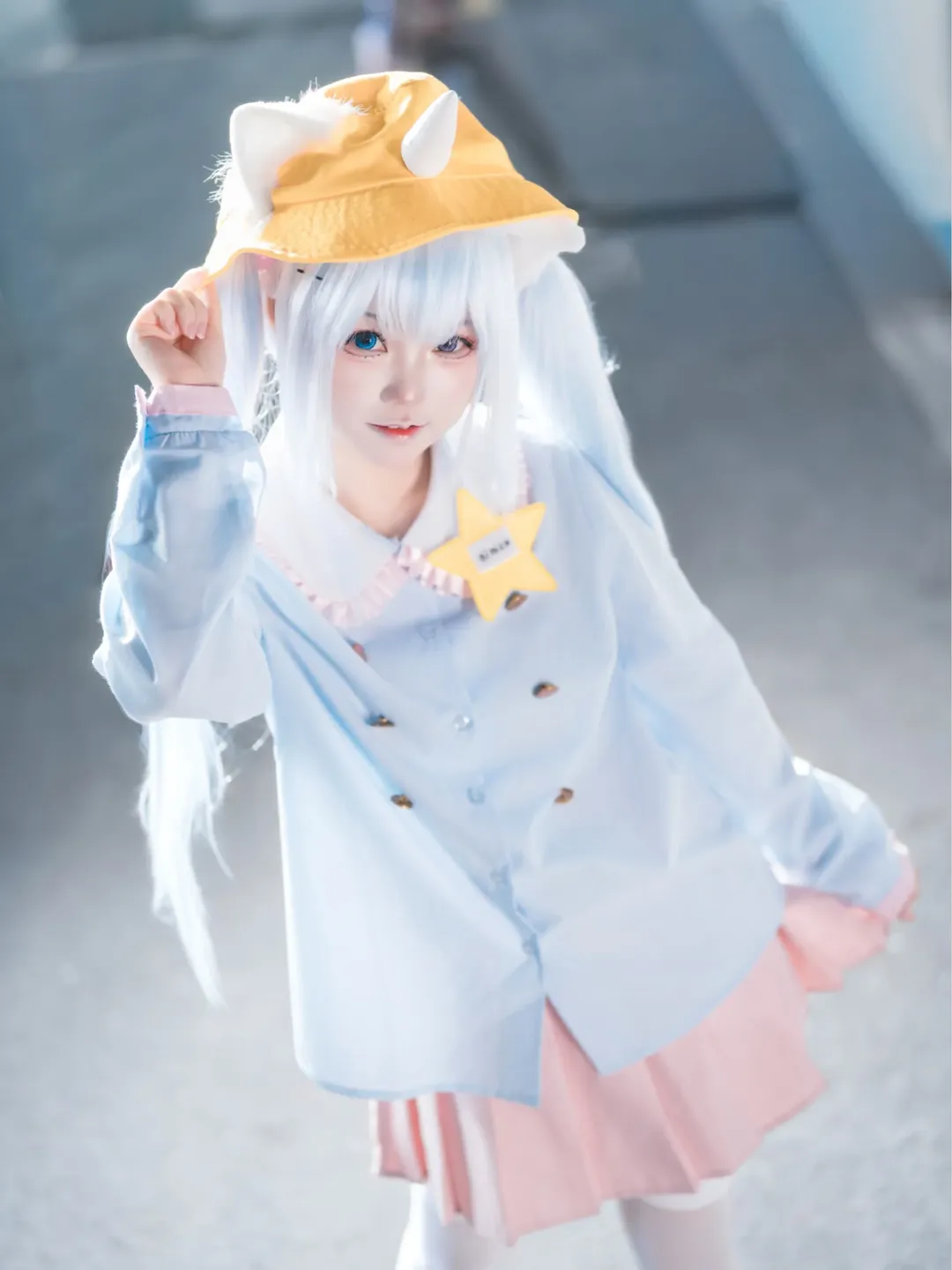 【釘宮妮妮cos】vtuber的輕盈藍白雙馬尾還原 - 第 3 張