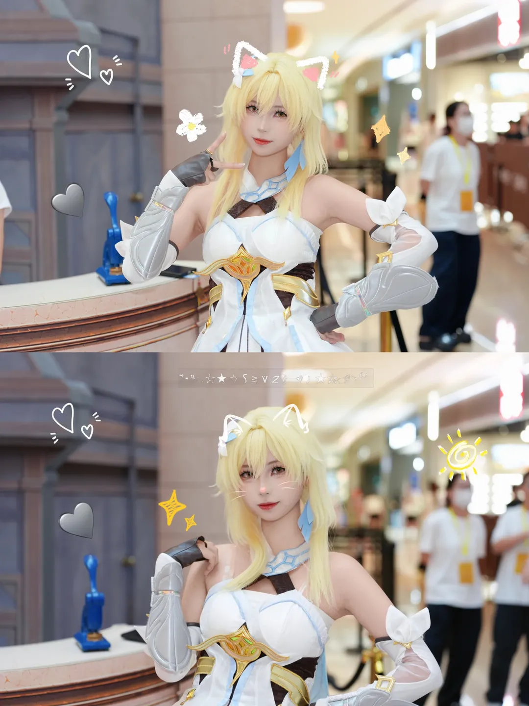 【荧cos】原神旅行者的涂鸦风格尝试 - 第 1 张