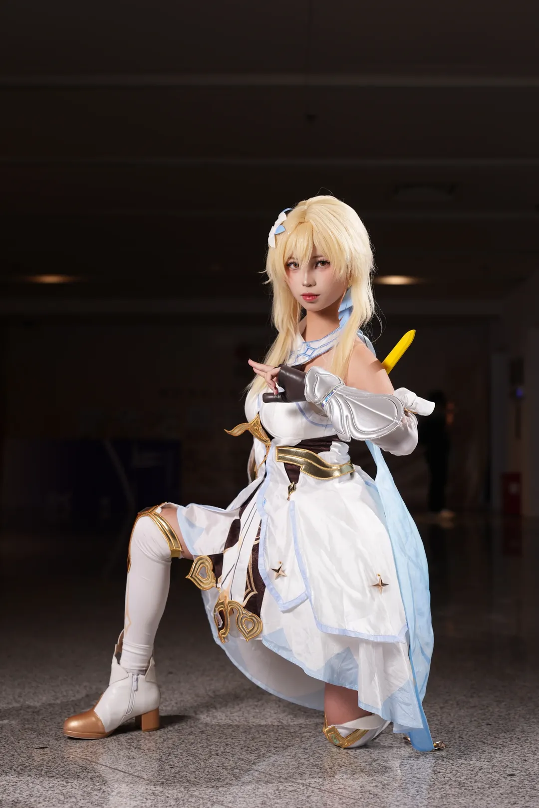 【荧cos】原神大中华场照 战斗风荧妹动作细节与拍摄回顾 - 第 2 张