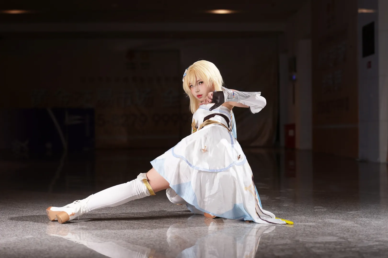【荧cos】原神大中华场照 战斗风荧妹动作细节与拍摄回顾 - 第 4 张