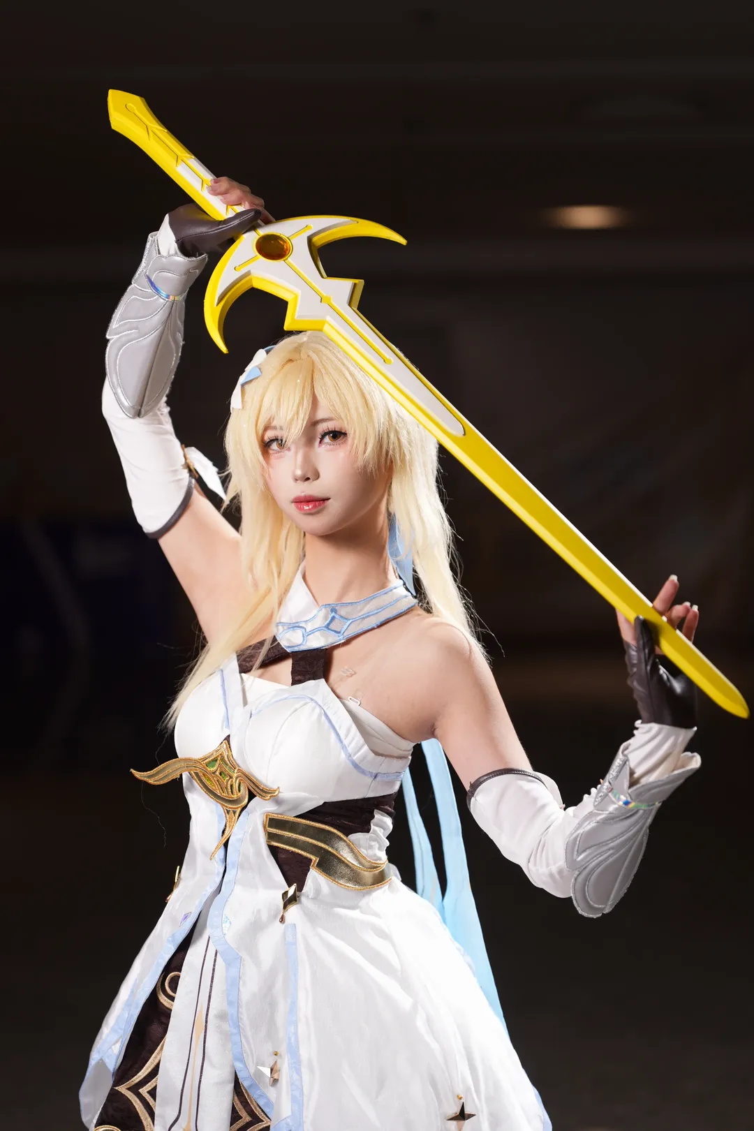 【荧cos】原神大中华场照 战斗风荧妹动作细节与拍摄回顾 - 第 9 张