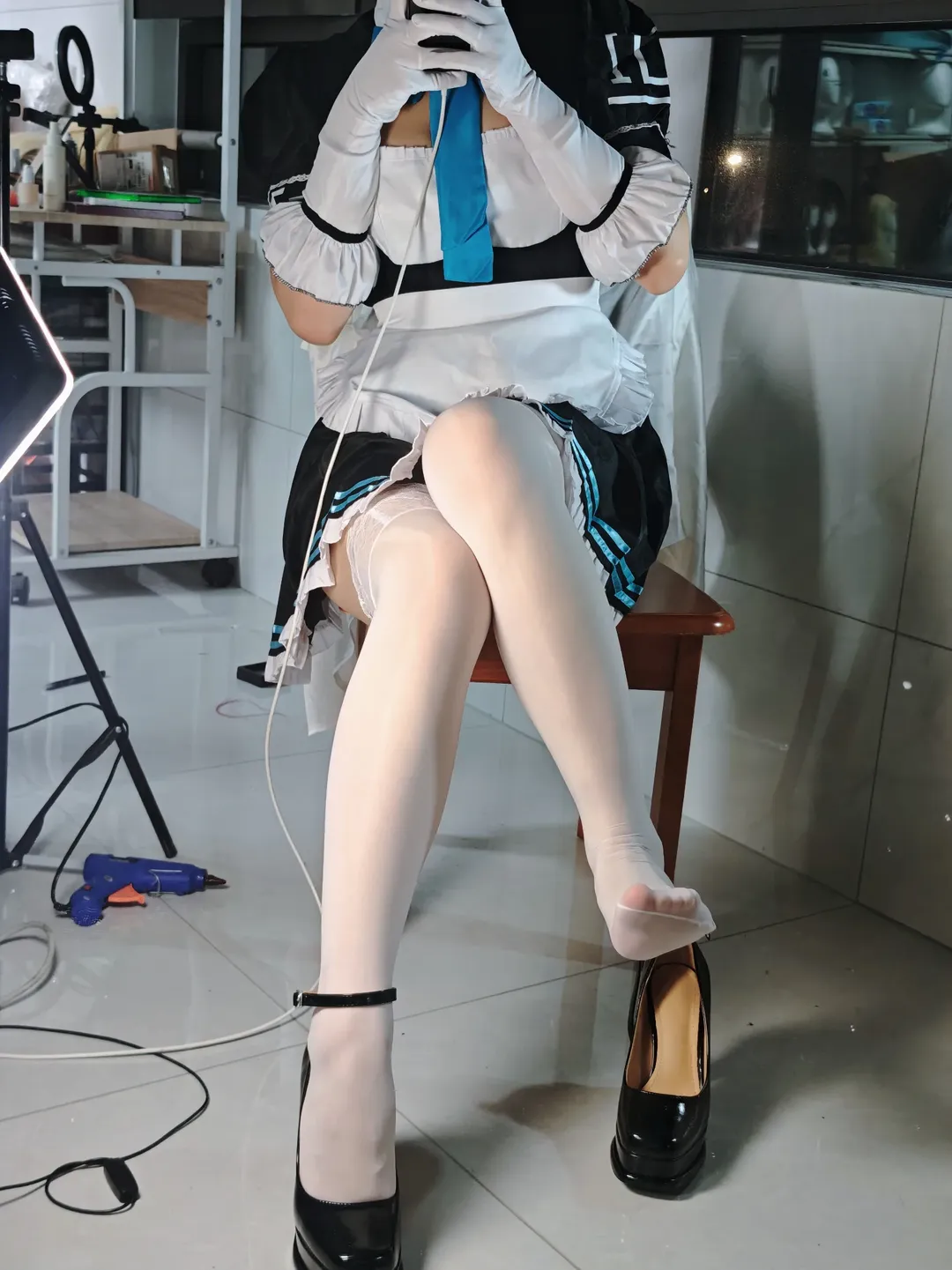 【一之瀨明日奈cos】蔚藍檔案女僕裝的試衣分享 - 第 2 張