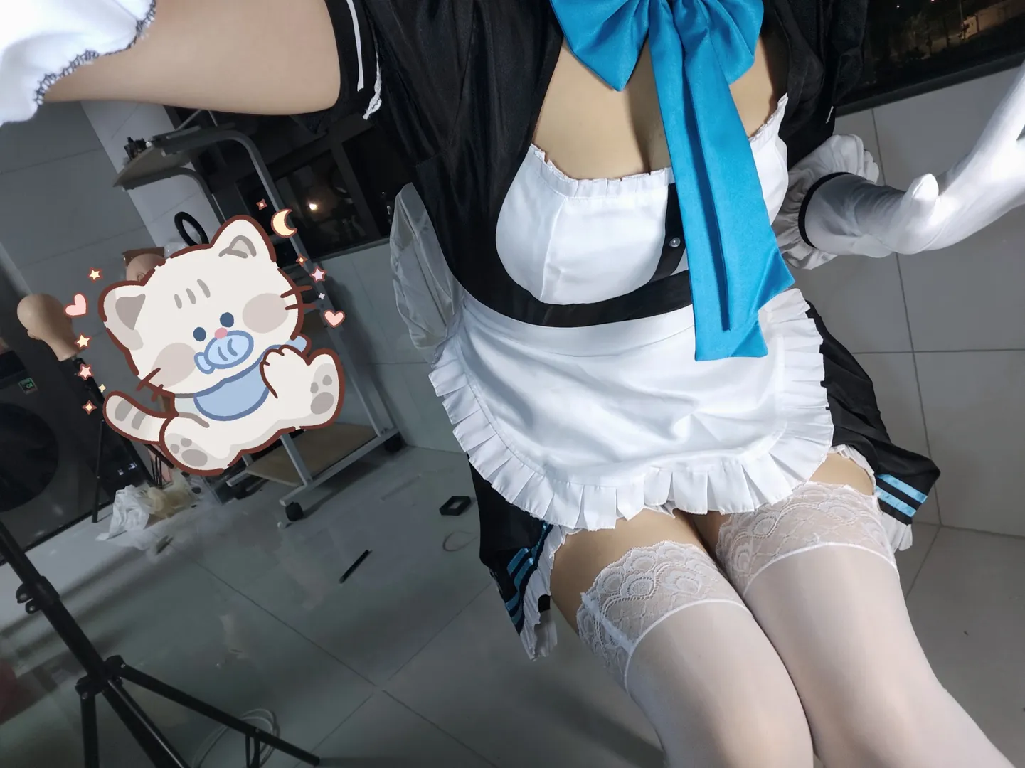 【一之瀨明日奈cos】蔚藍檔案女僕裝的試衣分享 - 第 4 張