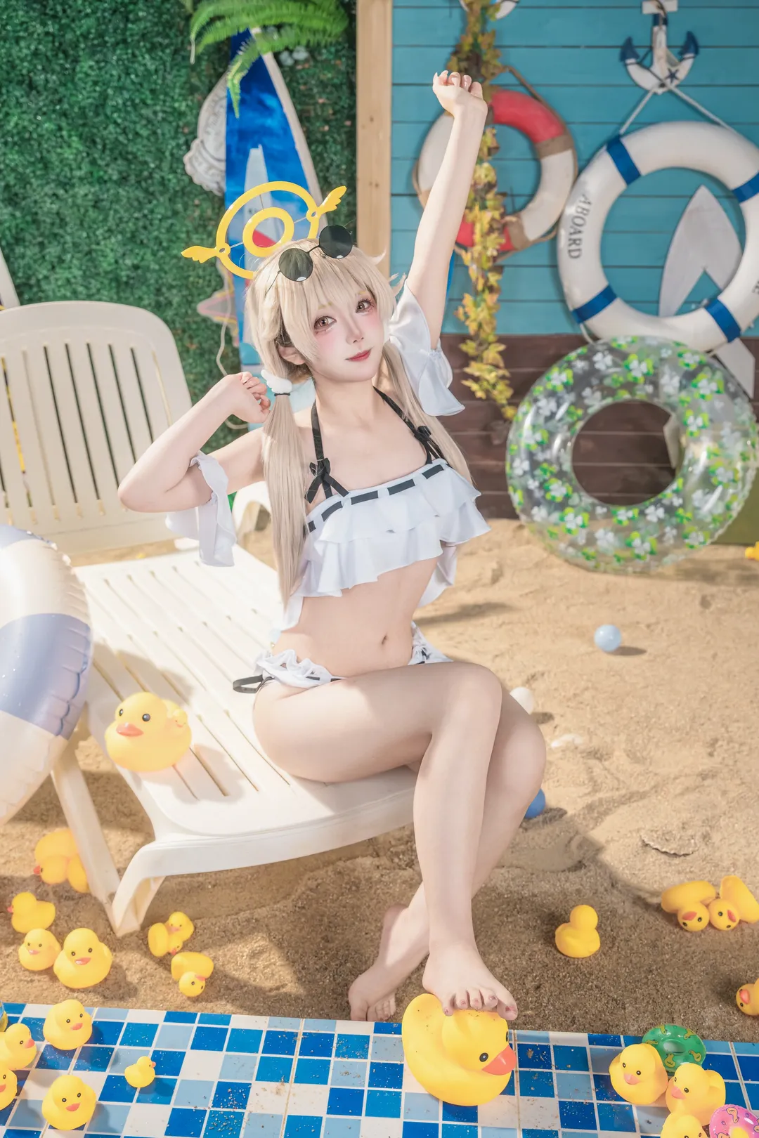 【日富美cos】蔚藍檔案夏日泳裝，和黃鴨一起清涼一夏 - 第 2 張
