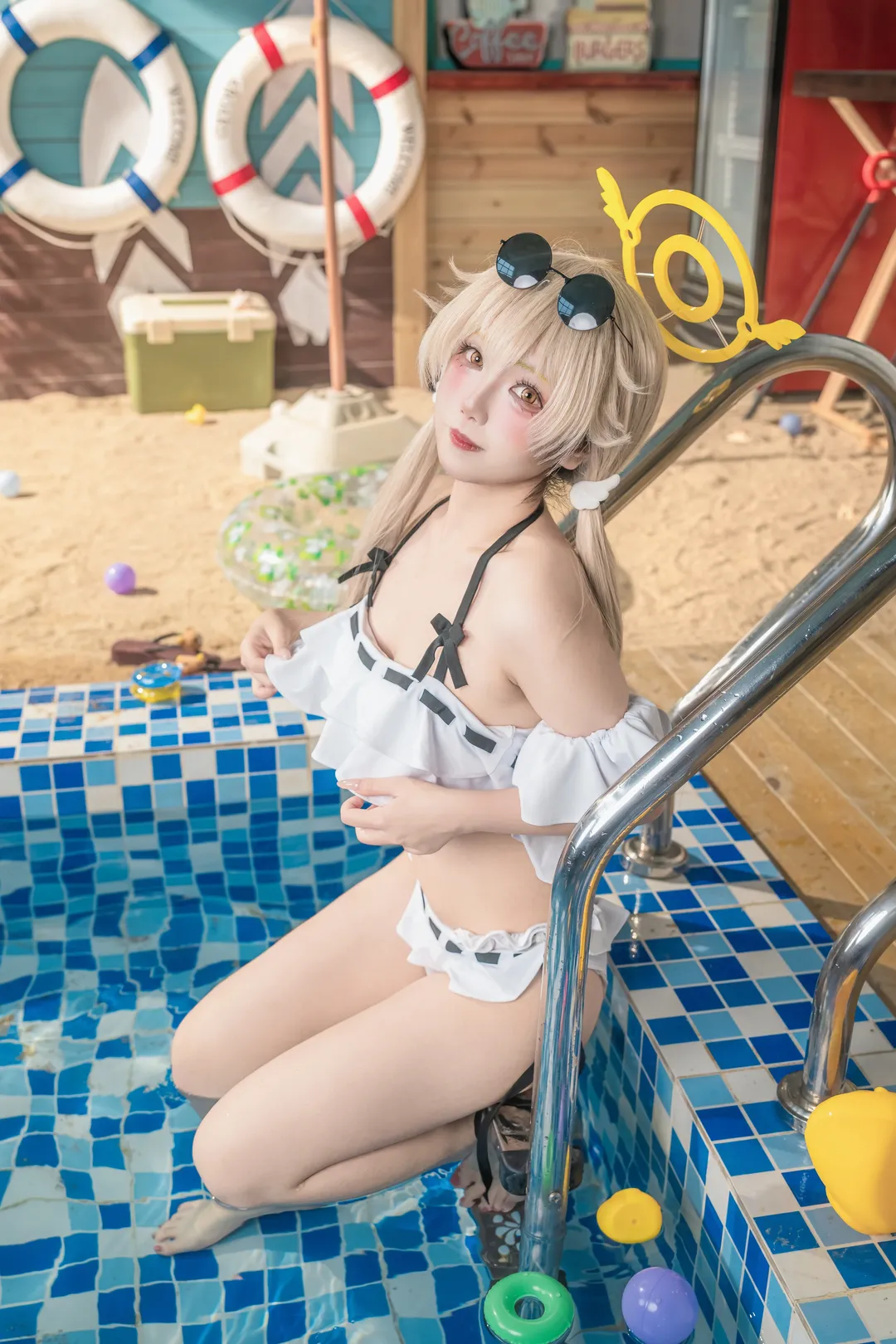 【日富美cos】蔚藍檔案夏日泳裝，和黃鴨一起清涼一夏 - 第 4 張