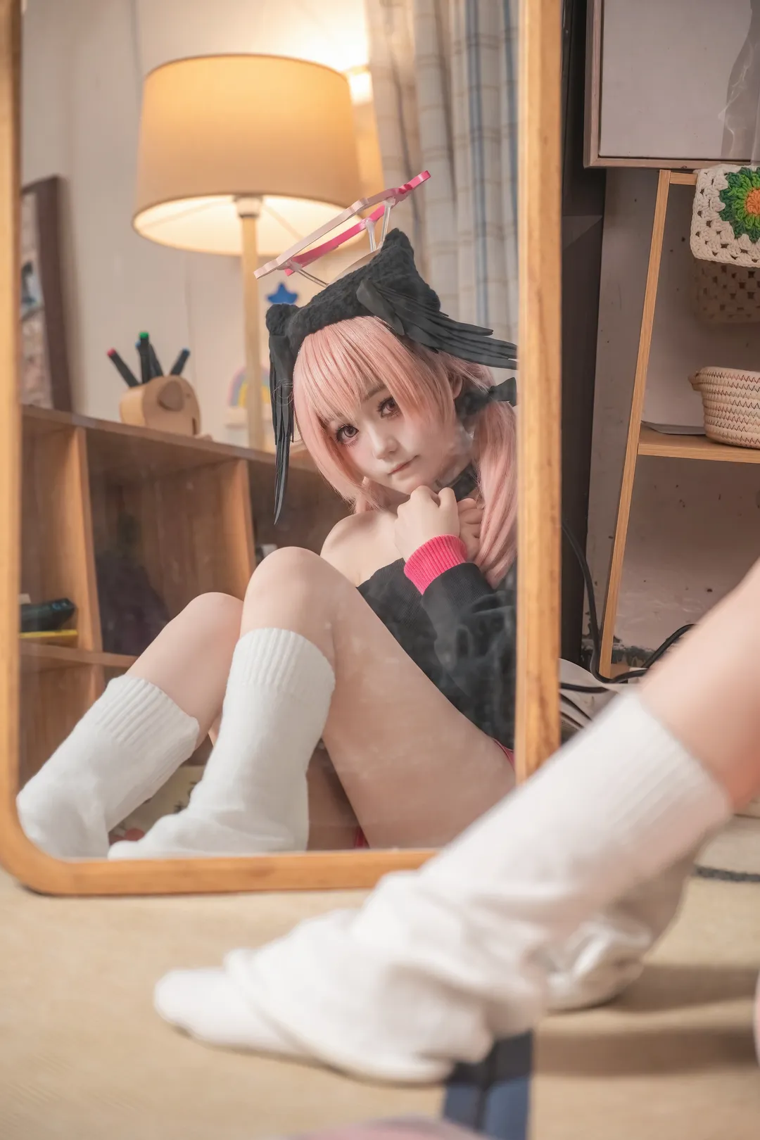 【下江小春cos】蔚藍檔案，日系居家慵懶睡衣氛圍感 - 第 5 張