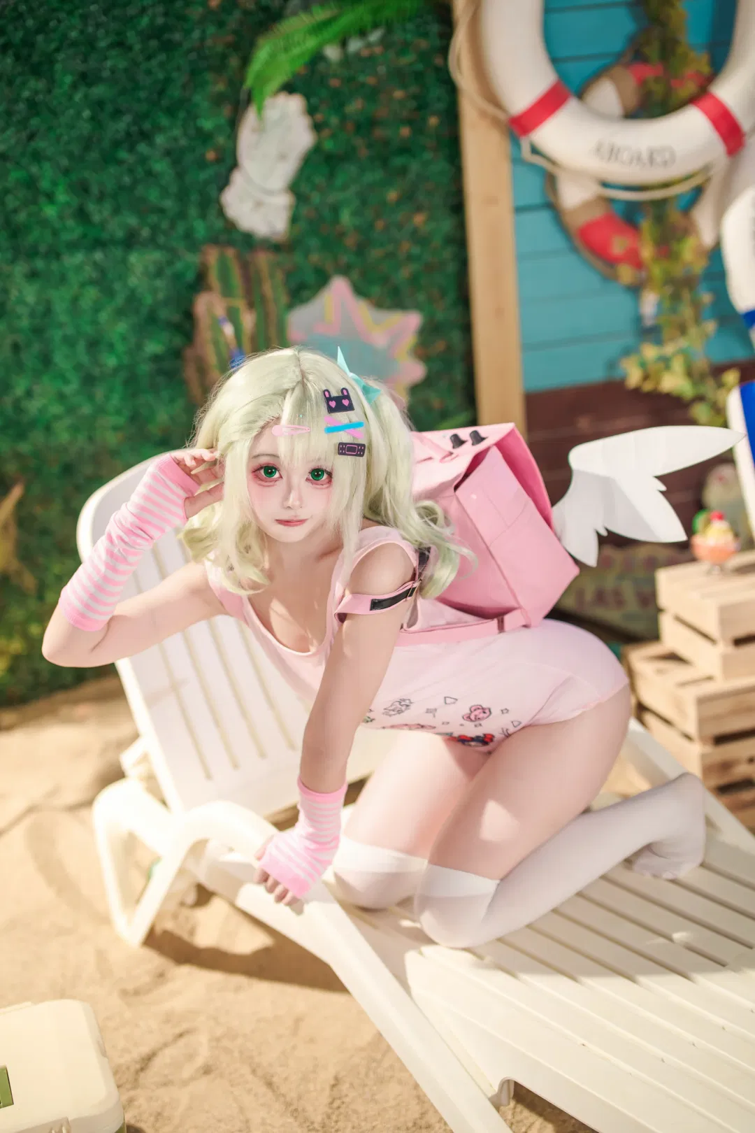 【千夏cos】絕區零夏日沙灘泳裝拍攝記錄 - 第 2 張