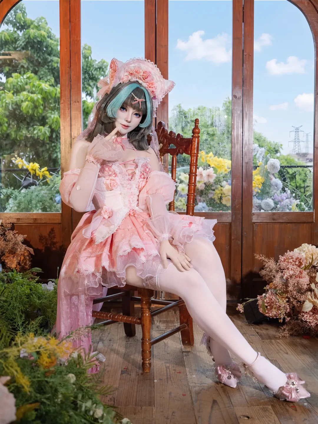 【柴郡cos】碧蓝航线花房里的梦幻小猫咪 - 第 2 张